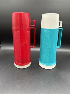 2 Vasos de Viaje Aislados Termos Relleno-22F Taza-22A63 Tapón 722 De Colección EE. UU. - Imagen 1 de 8