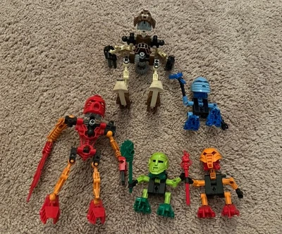 LEGO Bionicle Toa Mata Set 8531-8536, Lot of 5 Near Complete - Image 1 of 4