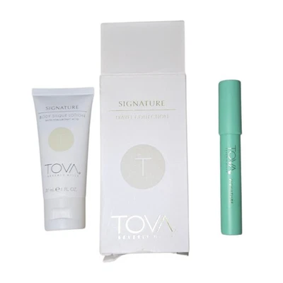 Novo Conjunto de Viagem Tova Beverly Hills Signature Loção Corporal de Seda e Perfume Stick - Imagem 1 de 4
