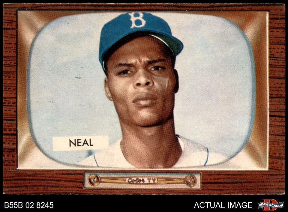 1955 Bowman #278 Charlie Neal Dodgers RC 7 - NM - Image 1 of 1