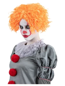 It Chapter Zwei Perücke Damen Clown Perücke Ingwer Gewellt Kurz Kostüm Halloween - Bild 1 von 1