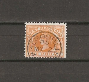 AUSTRALIAN/WESTERN AUSTRALIA 1902/11 SG 128 USED - Picture 1 of 1