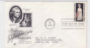 TurtlesTradingPost- John Singleton Copley #1273- 1965- FDC Artcraft - Picture 1 of 1
