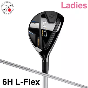 TaylorMade Qi10 MAX Ladies Rescue Hybrid Utility 6H L-Flex ELDIO TM40 Shaft New - Picture 1 of 14