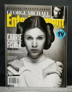 Entertainment Weekly 2017 edición tributo especial George Michael Carrie Fisher - Imagen 1 de 3