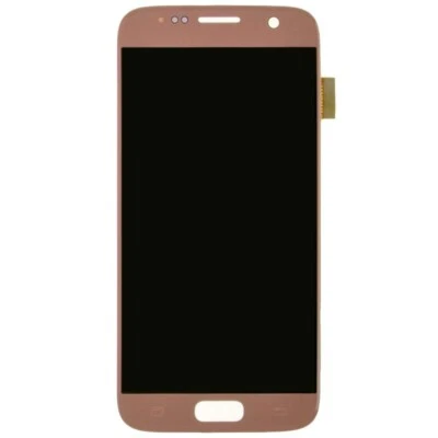 LCD Digitizer Assembly for Samsung G930 Galaxy S7 Pink Gold Aftermarket Display  - Image 1 of 2