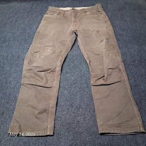 DeWalt Double Knee Workwear Pants Men Size 36x31 Brown Utility Pocket - Picture 1 of 10