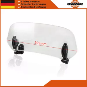 Motorrad Windschutzscheibe Universal Windabweiser Einstellbar Spoiler Windschild - Bild 1 von 12