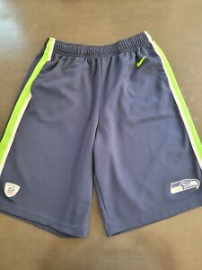 Youth Boys Nike Seattle Seahawks Knit Dri-FIT XL Shorts