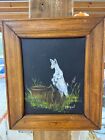 8x10 Oil Painting of Goat and Buckets in 12x14 Antique Frame by Phyllis Bagnall