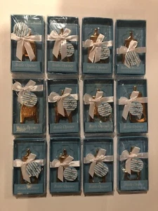 (12) Poppin Bottles Bottle Opener For Baby Shower Gender Reveal in Gift Box NEW - Picture 1 of 4