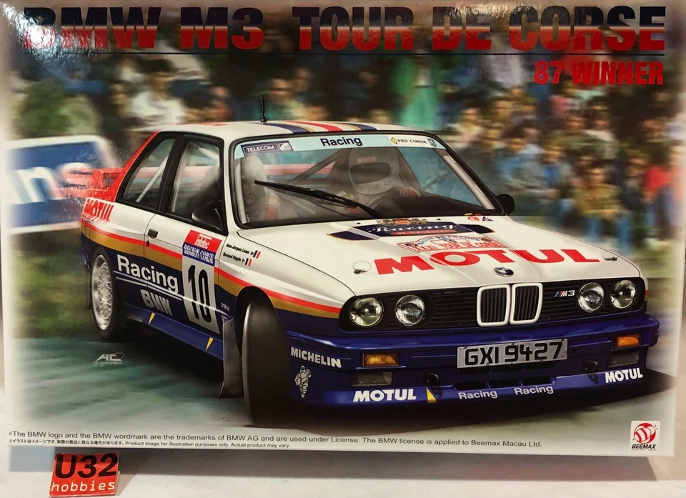 Beemax BX24029 BMW M3 E30 '87 Tour De Corse Winner Kit Montaggio 1/24