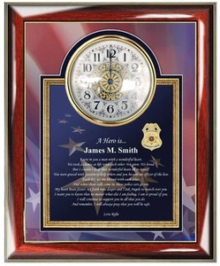Police Sheriff Retirement Promotion Birthday Gift Law Enforcement Service Award - Picture 1 of 1