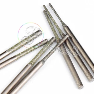 DIAMOND COATED GLASS TILE JEWELLERY DRILL BITS TOOL OPEN HOLE SAW Ø 0.8 - 2.5 MM - Picture 1 of 11