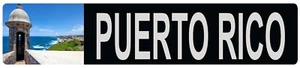 Puerto Rico El Morro Aluminum Europe Style Car Euro License Plate  - Picture 1 of 1