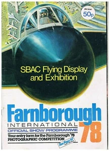 FARNBOROUGH 1978 PROGRAMME FLYING AND DISPLAY EXHIBITION - Picture 1 of 1