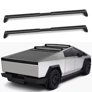 2Pc Adjustable Roof Rail Rack Cross Bar Crossbar for Tesla Cybertruck 2024 2025 - Bild 1 von 10