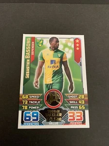 2015/16 Norwich City Sebastien Bassong Topps Match Attax #204 - Picture 1 of 2
