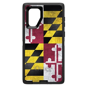 OtterBox Defender for Galaxy Note (Choose Model) Old Weather Maryland Flag - Picture 1 of 11