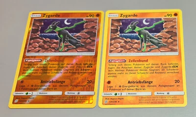 2er Set Zygarde # 124/236 Rare & Reverse Holo Bund der Gleichgesinnten 2017 Mint - Bild 1 von 2