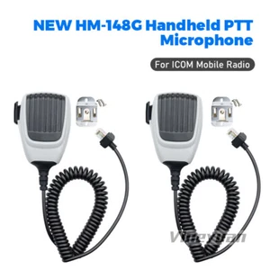 Micrófono de 6 pines HM-148G de 2 piezas para ICOM IC-F5060D IC-F6060D IC-F5121D IC-F9511HT - Imagen 1 de 12