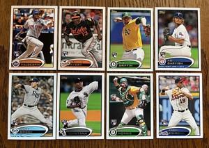 8 Card 2012 Topps Update RC Lot Darvish Moore Simmons Norris Quintana Griffin