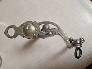 Vintage Ornate Silver Mounted Horse Show Roller Bit  Bridle Horse Rodeo  - Picture 1 of 5