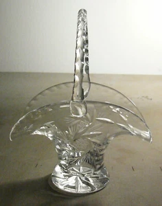Vintage Cut Crystal Basket - Picture 1 of 2