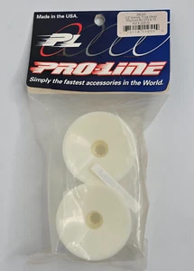 PRO-LINE 2.2" Velocity White Truck Wheels Front RC10 T2 & T3 2635-00 RC Part NEW - Picture 1 of 4