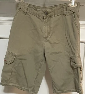 Wrangler Boy’s Cargo Lightweight Shorts Beige Khaki 10 Reg (26X9.5) - Picture 1 of 7