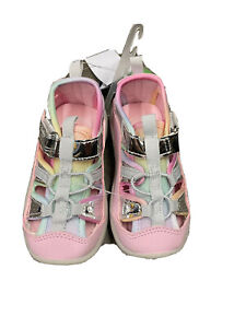 NWT Girls OSHKOSTH B'GOSH Everplay Rainbow Shoes Size 12