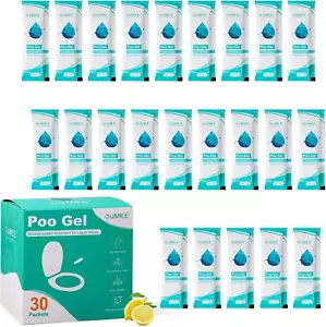 OUMEE 30 PACK Poo Gel for Portable Toilet, Camping Toilet Powder for Potty Bags, - Picture 1 of 12