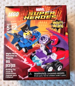 NISB Lego Marvel Super Heroes Mighty Micros Wolverine vs Magneto 76073 RETIRED - Picture 1 of 6