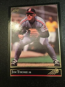 Jim Thome #299 (1992 Leaf) RC Black Gold Edition, Cleveland Indians, MLB HOF - Picture 1 of 6