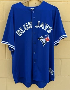 Toronto Blue Jays Men's 2XL Blue MLB Jersey by Majestic - Picture 1 of 6
