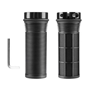 Comfortable Bicycle Handlebar Grips for Kids Soft TPR Rubber with Alloy Lock - Picture 1 of 20