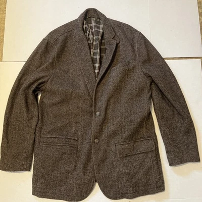 Chaqueta Blazer The Territory Ahead Para Hombre XLT Mezcla de Lana Espiga Franela Forrada Foto 1 de 4