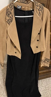 Vestido y chaqueta de 2 piezas D J And Co By Dawn Joy Foto 1 de 4