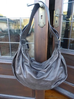 Bolso de hombro Belstaff Lexa de cuero marrón negro, nuevo con etiquetas Foto 1 de 4