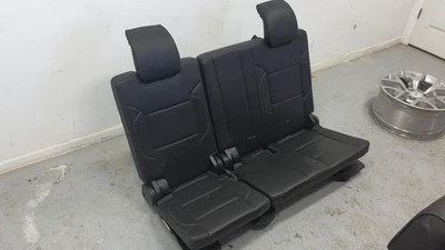 2015-2020 GMC Yukon XL Black Leather 3rd Row Bench Seat w/Power Folding - Image 1 of 4