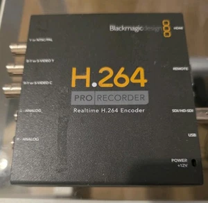 Blackmagic Design H.264 Pro Recorder, Encoder, BMD Video Converters, with PSU - Picture 1 of 3