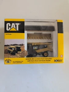 1/64 Cat Caterpillar Lexion Combine 485 With Corn And Grain Heads - Picture 1 of 10