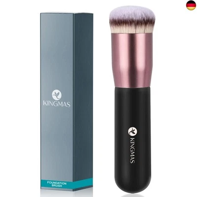 KINGMAS Premium Make Up Pinsel, Kabuki Foundation Pinsel für Grundierung
