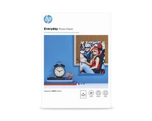 HP Q5451A, Everyday Glossy Photo Paper, 200 gsm, 25 Sheets, White, A4/210 x 297 - Bild 1 von 9