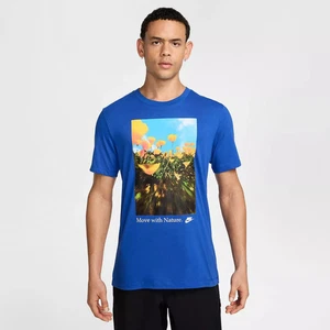 Neu Nike Sportswear "Move With Nature" T-Shirt in Blau HJ0592 - Bild 1 von 5