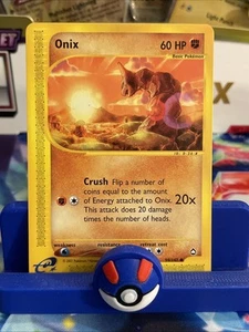 Onix 98/147 Regular Aquapolis Pokémon Card LP - Picture 1 of 3