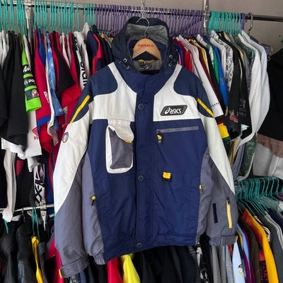 Vintage 90s Asics Italia National Ski Team Winter Olympic Games Jacket - Image 1 of 4