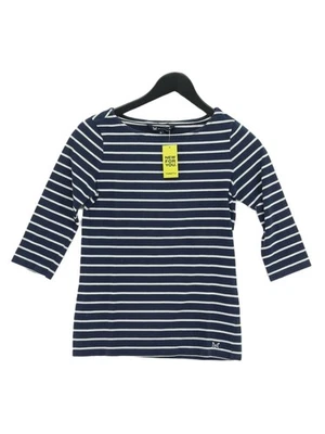 Crew Clothing Women's Top UK 6 Blue 100% Cotton Basic - Image 1 of 4