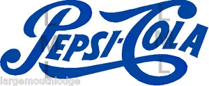 PEPSI LOGO SCRIPT DECAL 2 INCH GUMBALL MACHINE - Picture 1 of 1
