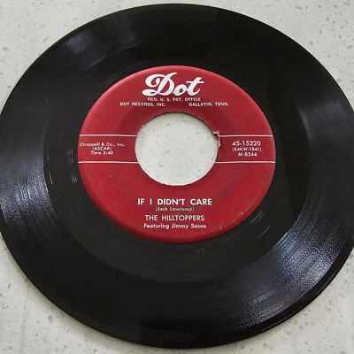 The Hilltoppers – If I Didn't Care / Bettina - 1954 US Import 7" - Image 1 of 4